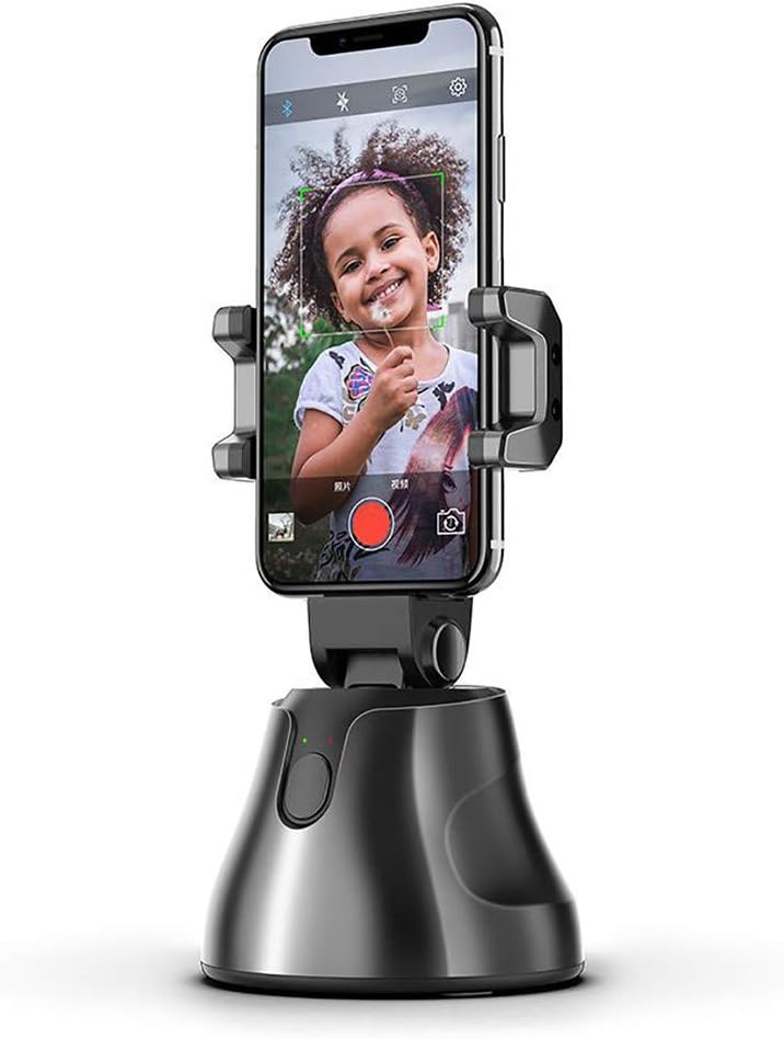Lumumi 360° Face Tracking Handheld Gimbal 360° Face Photo Follow Up Phone for Vlog Live Video Record Smartphone Gimbal Stabilizer