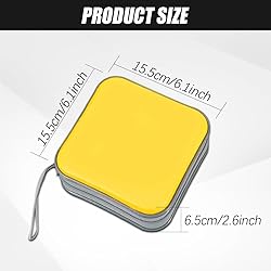 WINUERK Car CD DVD Case, 48 Capacity Portable
