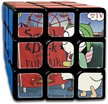 Smooth Sequential Puzzle Toy Sarah And Duck Go To The Funfair Speed Cube Standard 3x3 Stickerless Cube Puzzle Bundle, IQ Games Puzzles