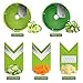 Adjustable Mandoline Slicer with Spiralizer Vegetable Slicer - V Blades Food Slicer Veggie Slicer Cutter Zoodle Maker - Vegetable Spiralizer with Julienne Grater