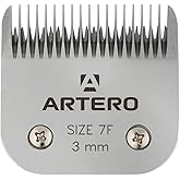 Artero #7F A5 Clipper Blade 1/8 in (3.2 mm) for Dog Clippers | Full Tooth Finish, Short Body Trims, Cryogenic Tempered Steel, Fits Andis, Oster, Moser, Heiniger, Aesculap Fav5
