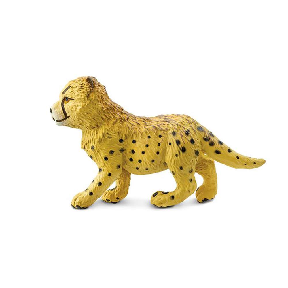 Cheetah Cub Figurine - Lifelike 2.5" Figure - Educational Toy for Boys, Girls, and Kids Ages 3+
