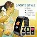 New Fitness Tracker, Heart Rate Monitor, IP67 Waterproof Smart Bracelet with Camera Remote Shoot, Activity Fitness Wristband R11 Pedometer for Bluetooth Android and iOS (R11-Black)