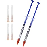 KINGTAIXIN Conductive Silver Paint Pen,2 pcs 0.5ml Electrically Conductive Adhesive Conductive Adhesive Conductive Pen Electronic Soldering Welding Tool for Electronics Repair Applications