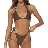 SuMuaSet Women's Bikini Set Thong Cheeky Two Piece Swimsuite Sexy Bathing Swimwear