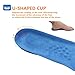 Plantar Fasciitis Insoles, Foot Arch Support Orthotics Shoe Inserts for Comfort & Relief from Flat Feet, High Arches, Back, Fascia, Foot & Heel Pain for Men and Women - Full Length (Blue, 5)