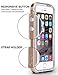 iPhone SE Case, Ansiwee Reinforced PC Frame Highly Durable Crystal Slim Shock-Absorption Flexible Soft Rubber TPU Bumper Hybrid Protective Case for Apple iPhone SE/iPhone 5s 5 (Gold)