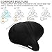 DAWAY Oversized Comfort Bike Seat – C40 Most Comfortable Extra Wide Soft Foam Padded Exercise Bicycle Saddle for Men Women Senior, Universal Fit for Cruiser, Stationary, Spin Bikes & Outdoor Cyclingthumb 1
