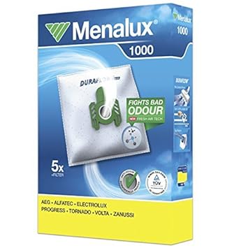 MENALUX 1000+1 FILTER,5xSTAUBBEUTEL AEG VAMPYR CE 100 bis 999,CE 2000 bis2999,CE 5.1700