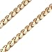 FOLLOWMOON 18k Gold Plated Men's Bracelet Chain