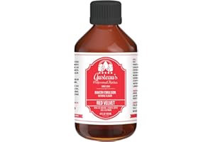 GUSTEAU’S PROFESSIONAL KITCHEN Gusteau's - Red Velvet Flavor Bakery Emulsion, 4 fl oz (100ml) Alcohol Free, Sugar Free, Kosher (Red Velvet)