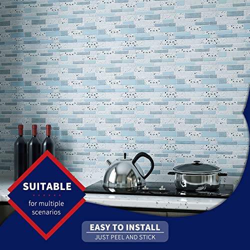 Art3dwallpanels 10Sheet Peel and Stick Backsplash Tile Stickers, Stick
