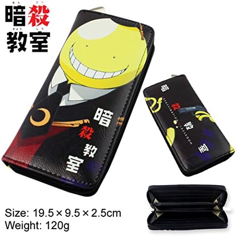 Anime Assassination Classroom Wallet Long Zipper Purses