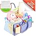 Diaper Caddy Portable Changing Pad Kit | Nursery Storage Organizer Bin with Waterproof Mat for Girls, Boys, Newborns, Infants & Toddlers | Perfect Baby Shower Gift, Car Travel
