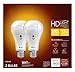 GE Lighting Relax HD A21 Lighting LED, 17-Watt Soft White Finish, Dimmable, 100-Watt Replacement, 1600 Lumen, E26 Medium Base, 2-Pack