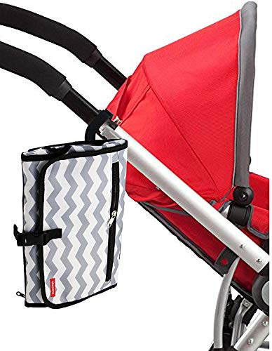 Obecome Portable Waterproof Baby Diaper Changing Pad Kit, Travel Home Change Mat Organizer Bag for Toddlers Infants and Newborns - Thumbnail 5