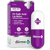 The Derma Co 1% Kojic Acid Lip Balm with SPF 50 PA +++