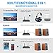 EKSA Bluetooth 5.0 Transmitter Receiver, Long Range with Wireless 3.5mm Audio Adapter for TV Audio, PC or Home Stereo Speakers, Dual Link, aptX Low Latency, Home Sound Systemthumb 1