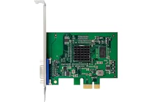 Yaregelun AST2400 ST425 PCIe X1 VGA Graphics Card for Win10/for Win 11 2K 1920 X1200 32bpp@ 60Hz PCIE 32/64 Expansion Adapter