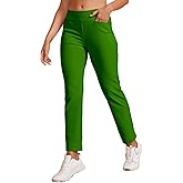 ACEGOLFS Womens Golf Pants Stretch Casual Work Ankle Pant for Women Ladies Travel Athletic Sweatpant with Pockets UPF 50+