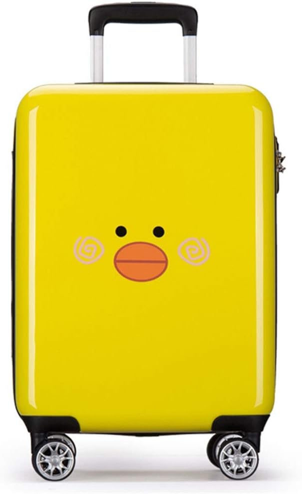 cute yellow suitcase