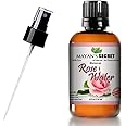 Mayan's Secret Pure Carrier and Essential oils for Skin Care, Hair, Body Moisturizer for Face-Anti Aging Skin Care (Rose Water Hydrosol, 4oz)