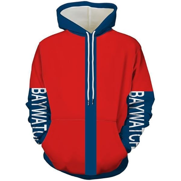 Funidelia Disfraz De Vigilante De Playa Para Hombre – Mono Rojo Con Pecho – Tallas S-M – Ideal Para Carnaval, Halloween Y Despedidas De Soltero