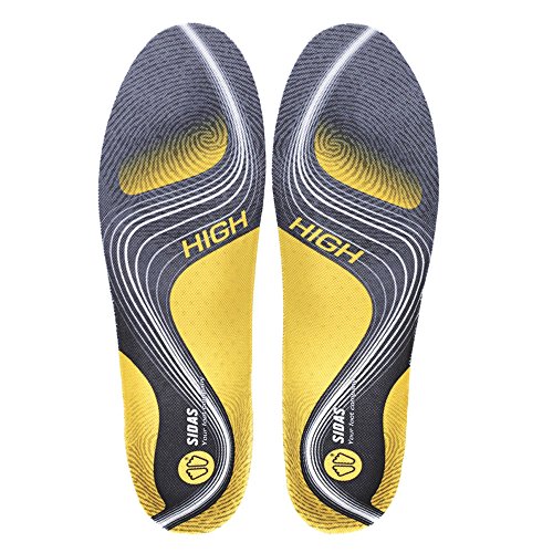 SIDAS Unisex 3Feet Activ' High-Arched Feet Multisports All-Year Insoles | Enhanced Heel Cushioning, Medium (39-41)
