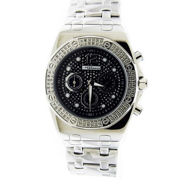 Zyozi No Men S Jojino 0 25 Ct Diamond Watch 47 Mm Round Ij 1094 Men Men S Watch
