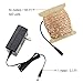 ER CHEN 165ft Led String Lights,500 Led Starry Lights on 50m Copper Wire String Lights + 12V DC Power Adapter(Warm White)