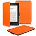 OMOTON Kindle Paperwhite Case Cover - The Thinnest Lightest PU Leather Smart Cover Kindle Paperwhite fits All Paperwhite Generations Prior to 2018 (Will not fit All Paperwhite 10th Gen), Orange