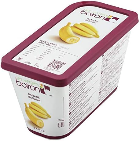 Banana Puree Frozen Boiron 1kg Amazon Co Uk Grocery