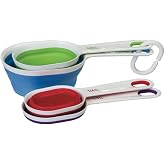 Progressive International Prepworks by Progressive BA-545 Collapsible Measuring Cups - Set of 5, Space Saving Collapsible, Great For Narrow Containers