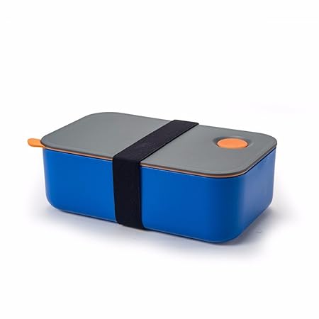 Fiambrera de plástico de un solo piso caja bento horno microondas ...