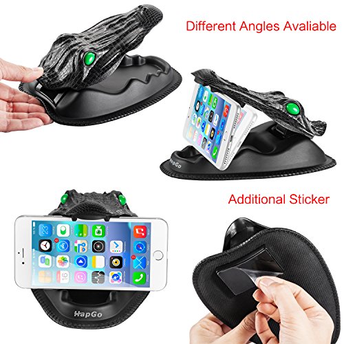 HapGo-GPS-Vehicle-MountGPS-Holder-for-Universal-Smartphone-NonSlip-Dashboard-for-iphone6-78-SeriesXSamsung-S8Note8-GPS-Mount-for-Garmin-Nuvi-TomTom-Via-GO-Other-Smartphones-and-4-7inch-GPS