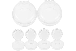 NAMOARLY 6pcs Kitchen Stove Protector Gas Stove Knob Gaurd Gas Knob Guards Covers Transparent