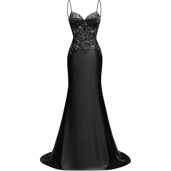 Long Satin Cocktail Dress Square Neck Mermaid Bridesmaid Dress - Spaghetti  Straps, Backless, Pleated, Slit, Satin Prom Gown For Weddings & Parties  Pleated Backless Prom Gown