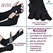 Cut & Heat Resistant Protective Arm Sleeves with Finger Openings - 18 inches by Zeeqon (Black)…