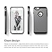 elago® [Duro[Black/Metallic Dark Grey] - [Premium Armor][Heavy Shock Absorption][Dual Layers] – for iPhone 6/6S Plus