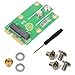 M.2 NGFF Key B to Mini PCI-E Adapter w/ SIM Card for CDMA GPS LTE
