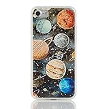 iPhone 7 Case Anti-Slip Anti-scratch Hard Back Cover TPU Bumper 3D Touch Solar System Case 4.7-inch