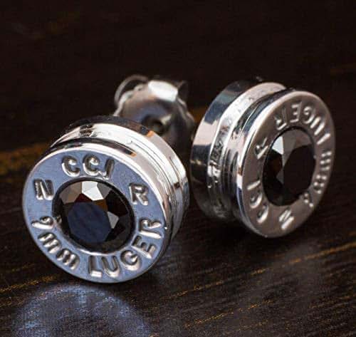 mens 9mm earrings