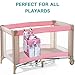 CRADLE STAR Hanging Diaper Caddy Organizer - Baby Shower Gifts for Changing Table - Hold 50+ Diapers - Nursery Baby Essentials for Newborn - Pink - 17x9x9 inches