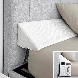EPHEDORA Triangle Bed Wedge Pillow for Headboard