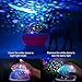 Adoric Kids Night Light, Star Moon Light Rotating Projector, 4 LED Bulbs 8 Modes USB Cable, Night Lighting Lamp for Nursery Baby Children Kids Bedroom Birthday Christmas (Pink)
