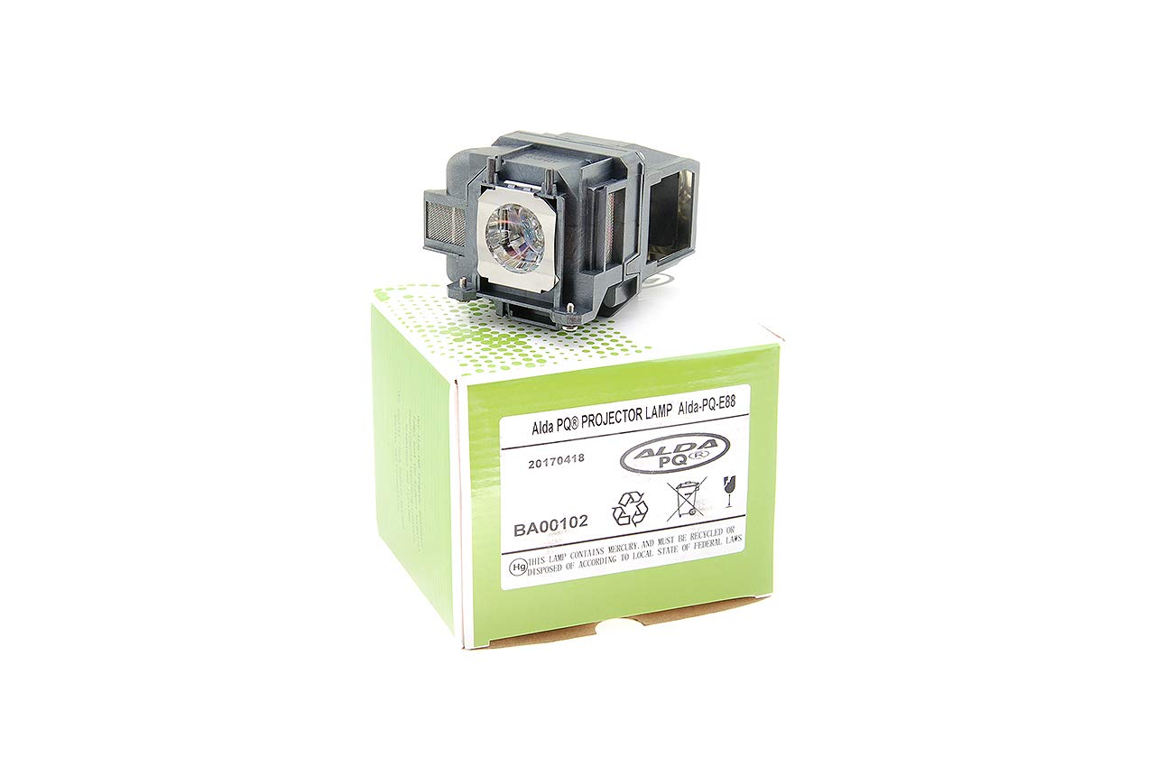 Alda PQ Premium, Projector Lamp compatible with EPSON EB-955WH, EB-U04, EB-U32, EB-W29, EB-X31, EH-TW5300 Projectors, Lamp with Housing