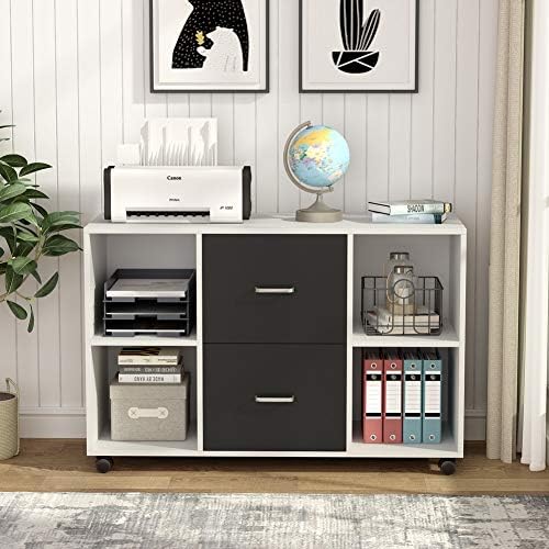 Tribesigns 2 Drawer Wood File Cabinet Letter Size Large Mobile Lateral Filing Cabinet Printer Stand With Storage Shelves And Wheels For Home Office White Armenian American Reporter