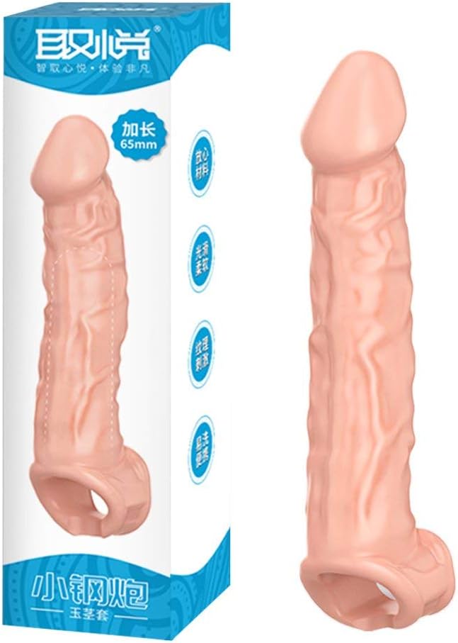 Hort Sleeve Sleeve Dick Sleeve Cover for Men Delay time Silicone dic-K
