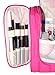Compact Hanging Toiletry Bag Flat Bottom Unisex Toiletry Storage Organizer for Travel - Durable, Water-Resistant, & Stylish - with Sturdy Hanging Hook Rose