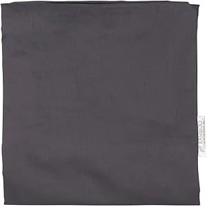 Relax Home Life Wedge Pillow Cover Designed To Fit Our 7.5" Bed Wedge 25"W x 26"L x 7.5"H, 100% Egyptian Cotton Replacement Wedge Pillowcase, Fits Most Wedges Up To 27"W x 27"L x 8"H (Dark Gray)